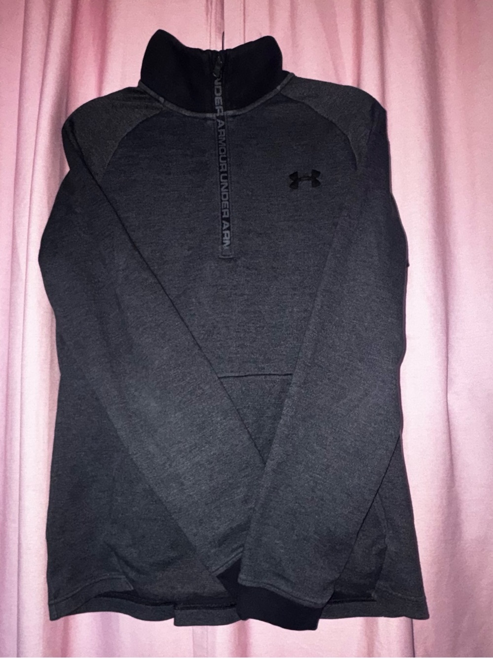 Under Armour Men’s Charcoal Gray Half-Zip Performance Pullover